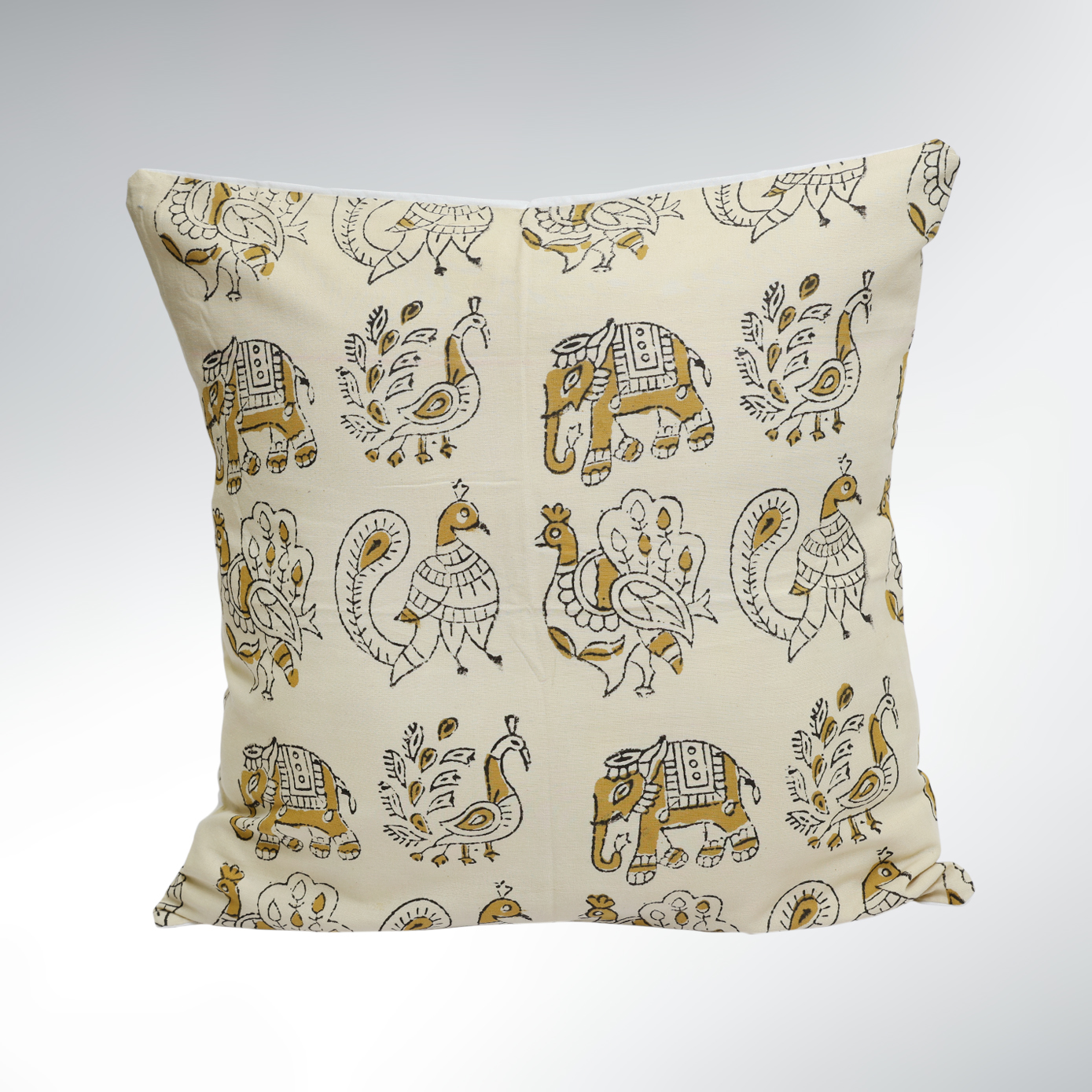 Housse de coussin Coton – 40×40 Élan & Plume