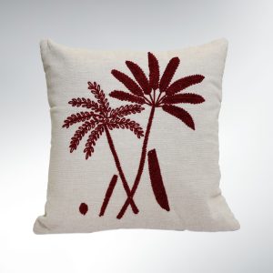 Housse de coussin  Brodé – 40×40  Bohème Tropicale