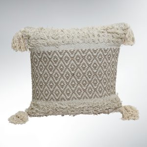 Housse de coussin  Macramé – 40×40  Cocon Éclat Automn