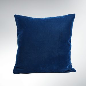 Housse de coussin  Coton – 40×40 Velours Indigo