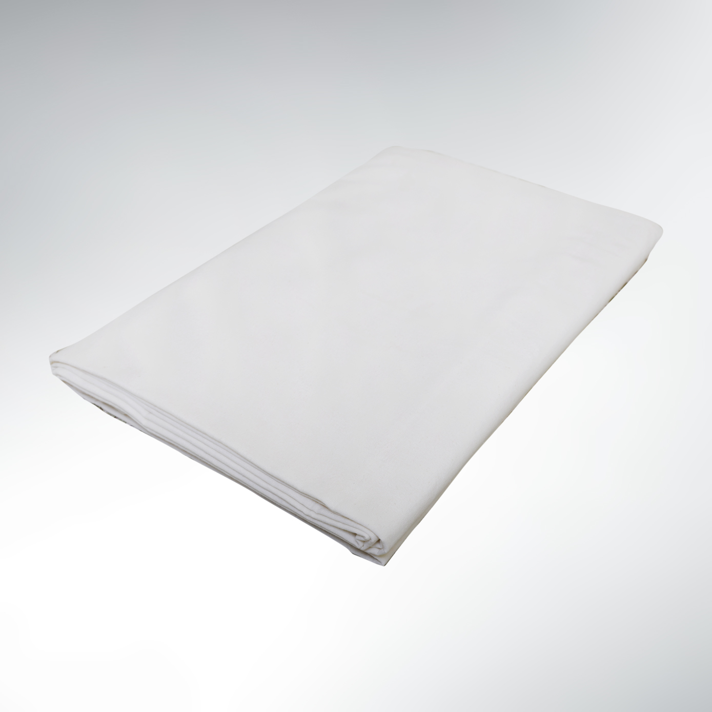 Nappe Coton Rectangulaire Tables 6-8 Personnes Blanc Cassé Uni