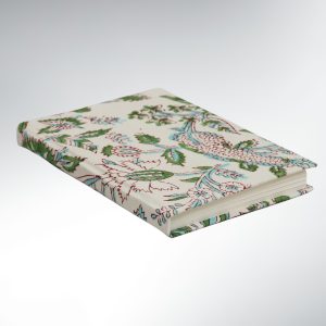 Carnet Voyageur à Fleurs Papier naturel – Tissu White Nomad Notebook