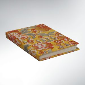 Carnet Voyageur à Fleurs Papier naturel – Tissu Yellow Nomad Notebook