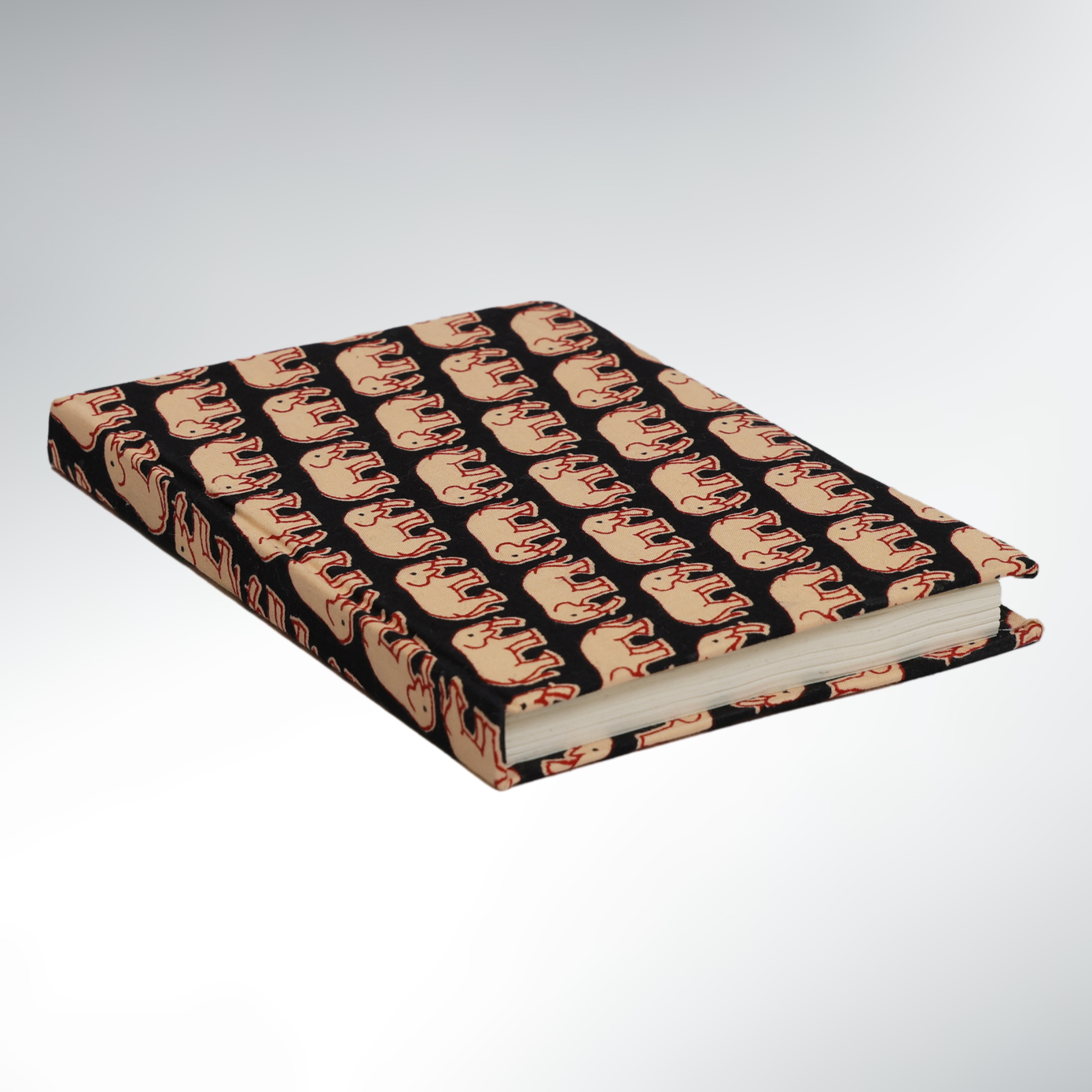 Carnet Voyageur Elephant Papier naturel – Tissu Brown Nomad Notebook