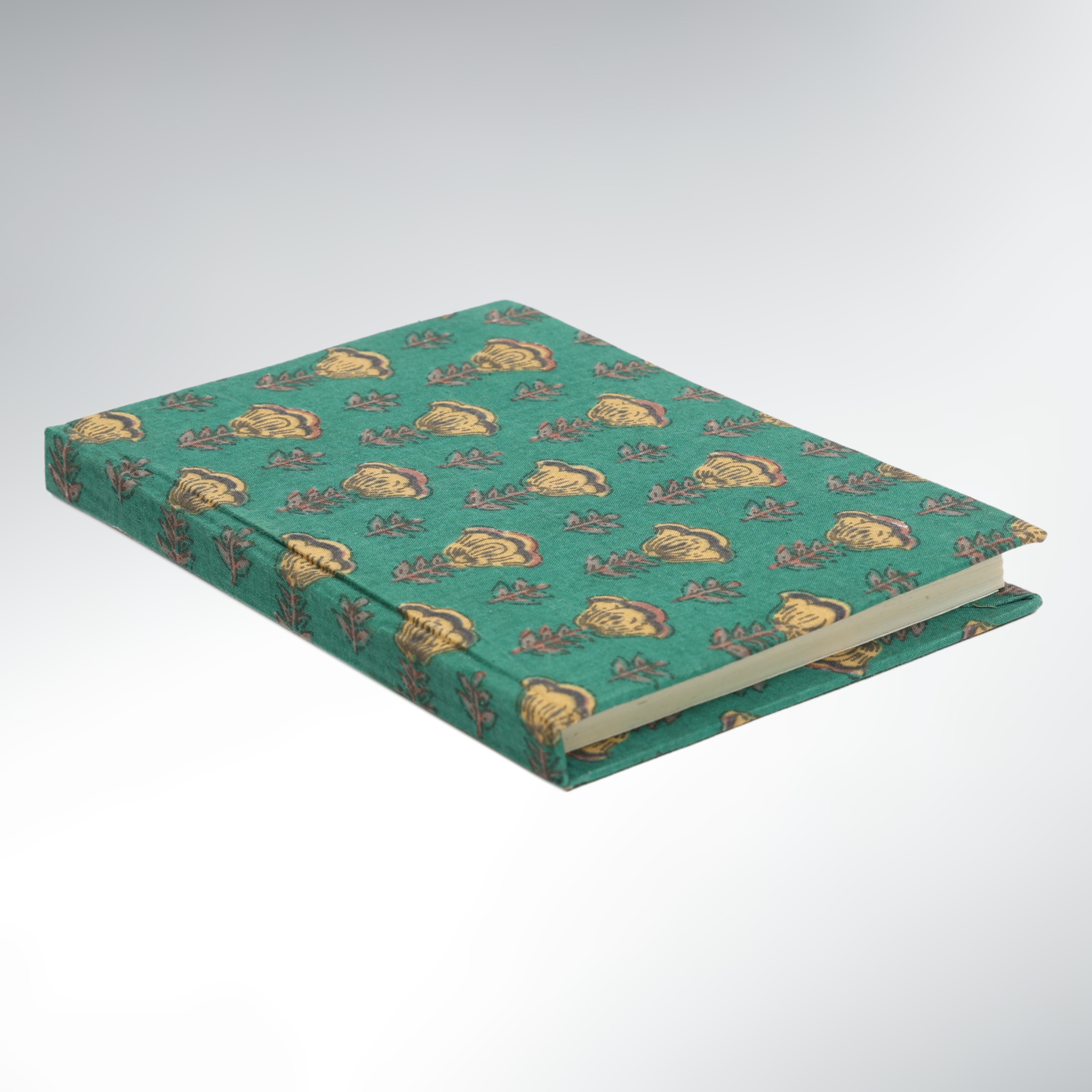 Carnet Voyageur à Fleurs Papier naturel – Tissu Green Nomad Notebook