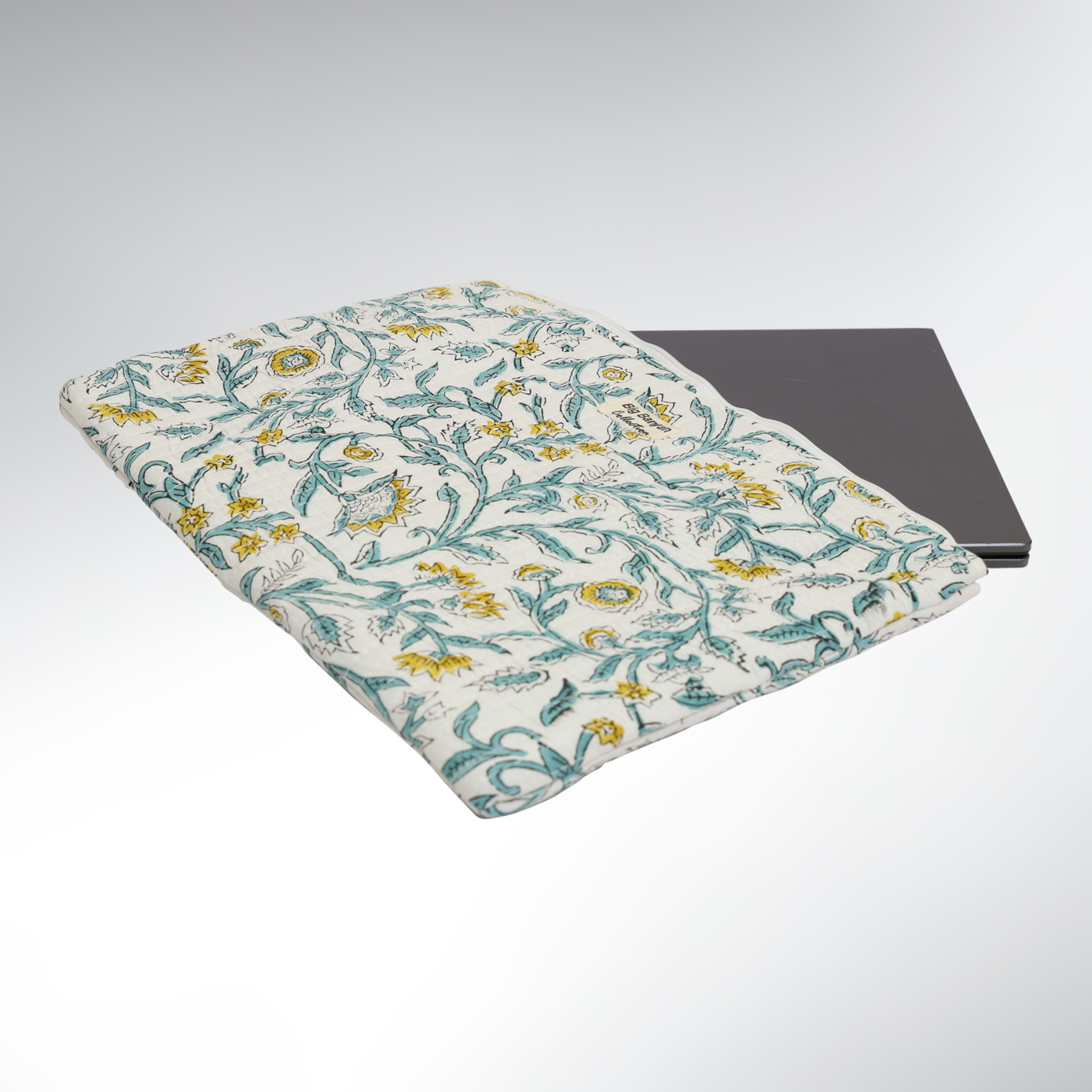 Miti Pochette à Fleurs Coton – S/M/L/Set Blue IndiVibe Sleeve