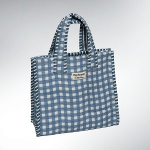 Mini Tote Bag Matelassé  Coton – 25×30 Nomad Bag Vichy