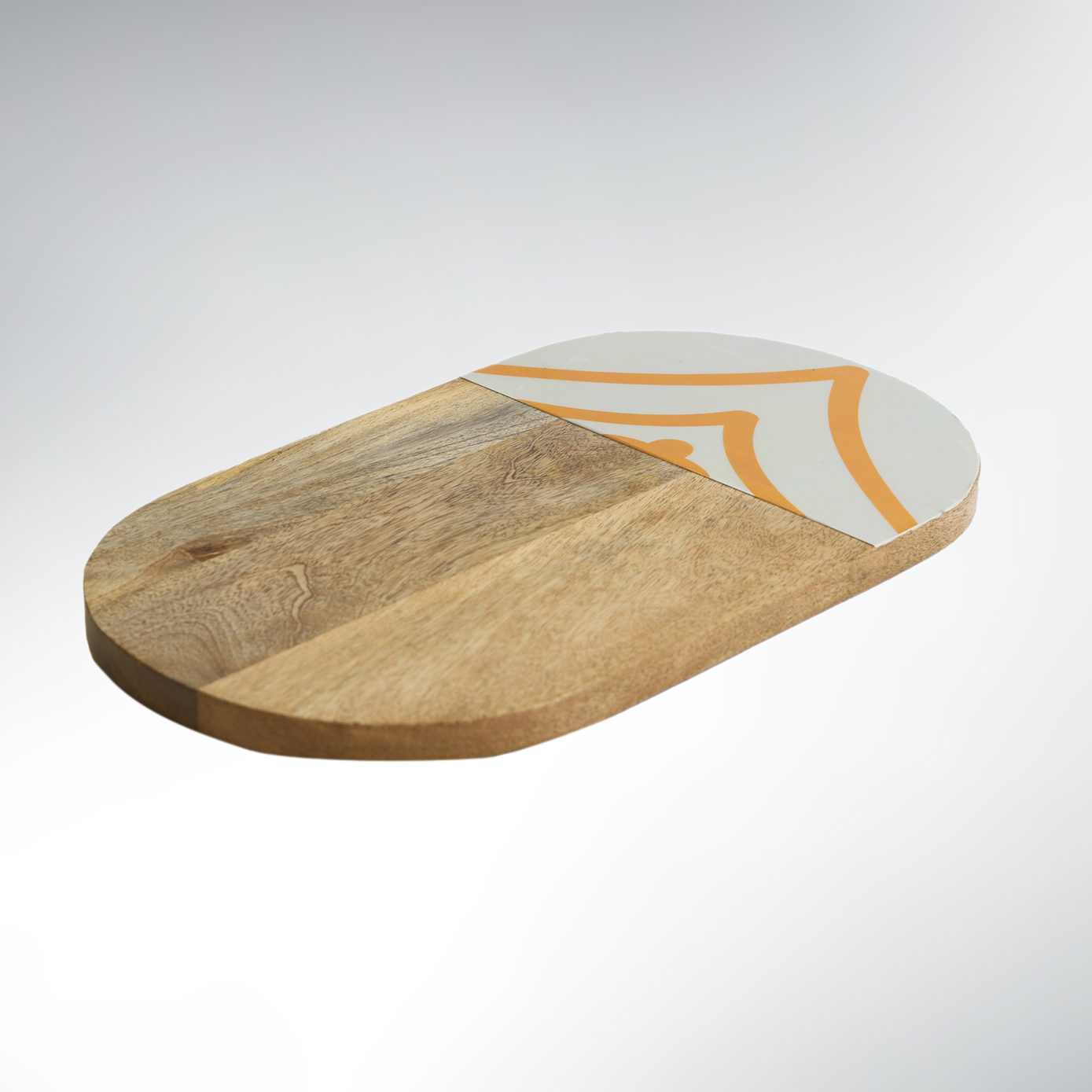 Planche à Découper Bois & Résine – 35×20 Ligna Étoile Dorée