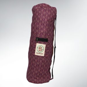 Grand Sac Tapis Yoga Coton –  Nomad Yoga Bag Rouge